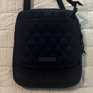 Vera Bradley Black Quilted Mini Bag